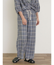 【Cross×Linen】サス付パンツ