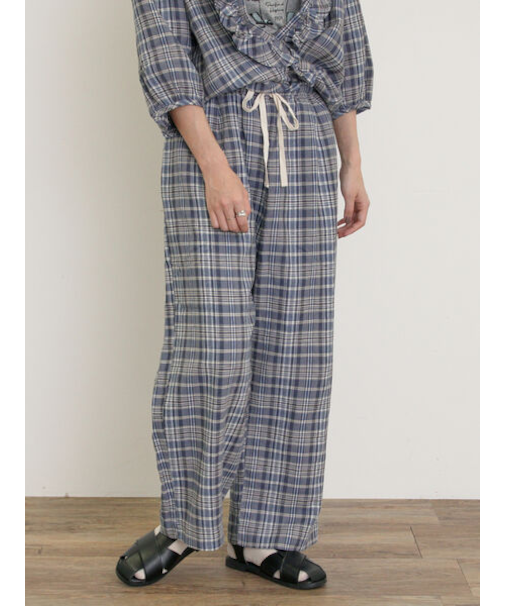 【Cross×Linen】サス付パンツ