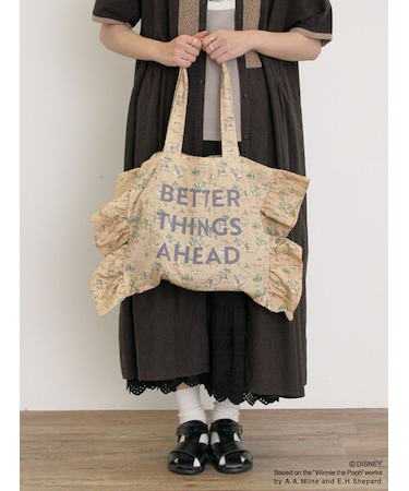 【Disney】くまのプーさん/サイドフリルバッグ