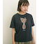 花瓶柄コード刺繍Tシャツ