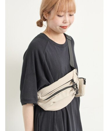 ポーチ付きウエストバッグ