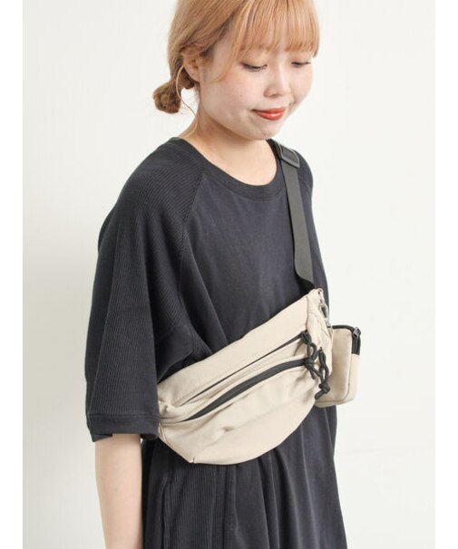 ポーチ付きウエストバッグ