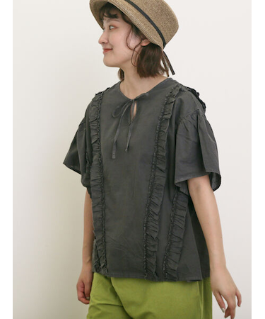 フリル前後2WAYブラウス