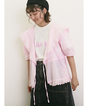 ◎カシュクールレースブラウス