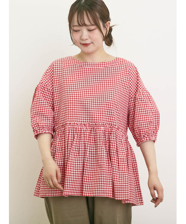 ◎フリルギャザーブラウス