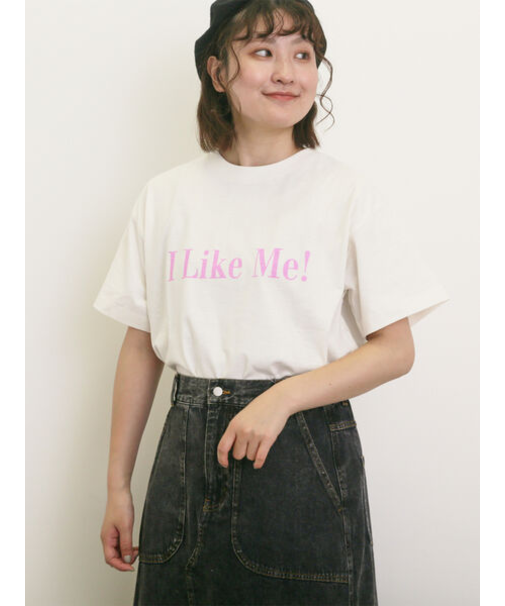 【UVカット】スラブ天竺ロゴプリントTシャツ