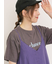 【UVカット】スラブ天竺ロゴプリントTシャツ