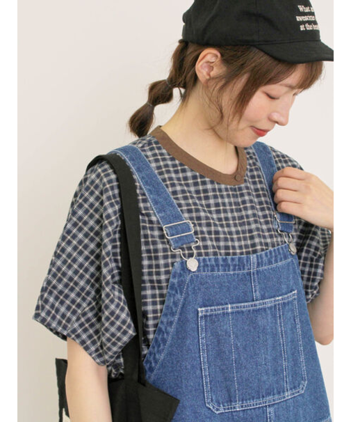 【クールコットン】柄アソートクレリック袖タックブラウス