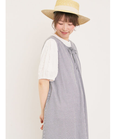 袖タテフリルTシャツ
