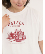 建物プリントTシャツ