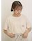 【オーガニックコットン】ロゴ刺繍Tシャツ