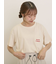 【オーガニックコットン】ロゴ刺繍Tシャツ