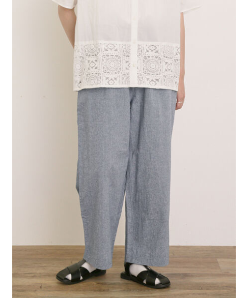 【クールコットン】イージーストレートパンツ ≪M/Lサイズ≫