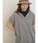 【クールコットン】柄アソートフレンチスリーブチュニック