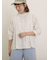 フラワー柄刺繍レースブラウス