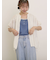 インドピンタック+はしごレースブラウス