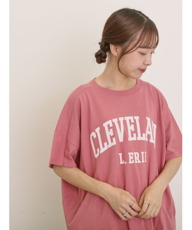 ロゴアソートプリントゆるTシャツ