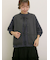 レース付きリボン開きベスト