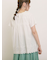 ◎コットンレースドッキングTシャツ