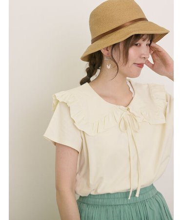 【EC先行販売】セーラー襟Tシャツ