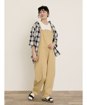 綿麻サロペット
