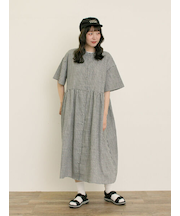 【WEB限定】ちび襟シャツワンピース