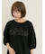 【接触冷感】レースコード刺繍パフスリーブTシャツ