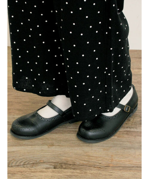 メダリオンワンストラップシューズ