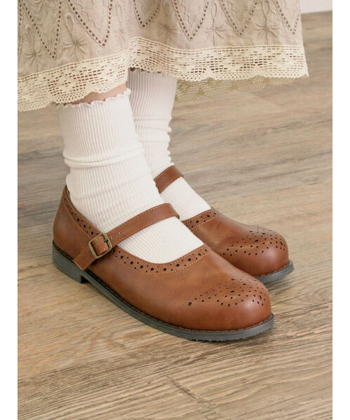 メダリオンワンストラップシューズ｜サマンサモスモスの通販｜&mall