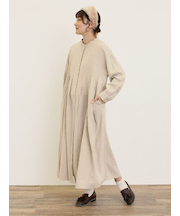 【Cross×Linen】タックワンピース《S/Mサイズ》