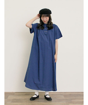 ◎【S/Mサイズ】ダブルボタンワンピース