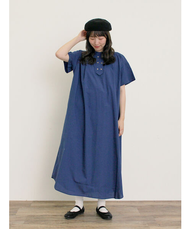◎【S/Mサイズ】ダブルボタンワンピース