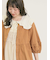 ◎綿麻袖フリルブラウス