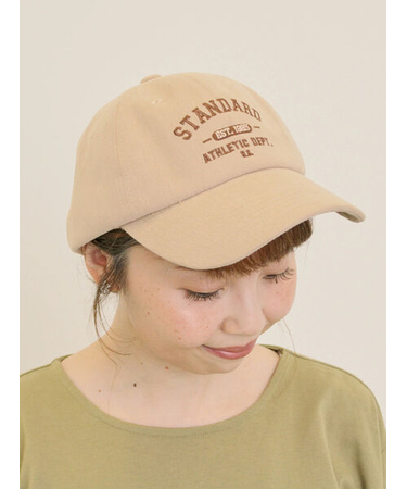 【消臭効果】カレッジロゴ刺繍キャップ