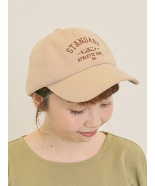 【消臭効果】カレッジロゴ刺繍キャップ