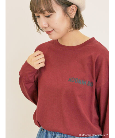 【MOOMIN×Samansa Mos2】ALL STARロングTシャツ