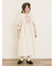 【S/Mサイズ】配色刺繍ワンピース