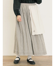 刺繍クロス付きスカート