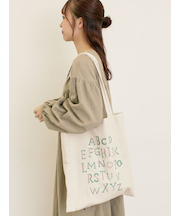 【マカベアリス×Samansa Mos2】刺繍トートバッグ