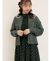 【マカベアリス×Samansa Mos2】刺繍カーディガン