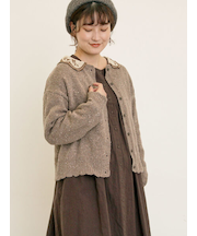 【マカベアリス×Samansa Mos2】刺繍カーディガン