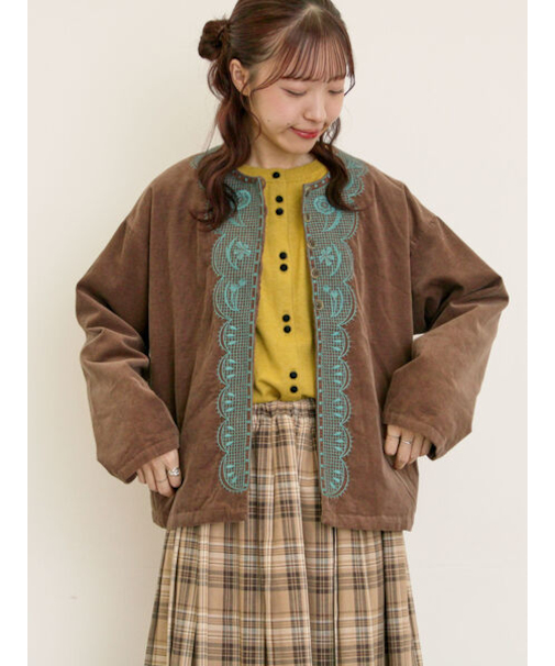 【マカベアリス×Samansa Mos2】刺繍ジャケット