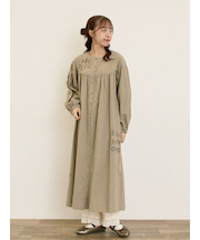 【マカベアリス×Samansa Mos2】刺繍ワンピース《S/Mサイズ》
