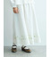 【WEB限定】花柄刺繍ギャザースカート