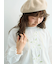 【WEB限定】花柄刺繍ブラウス