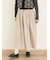 配色ベルトギャザースカート
