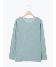 【吸湿発熱】ベア天無地クルーネックインナー