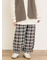 【M/Lサイズ】チェック柄アソートバルーンパンツ
