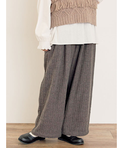 【M/Lサイズ】ツータックゆるストレートパンツ