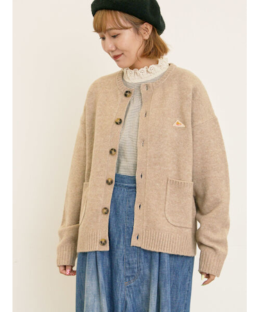 【KELTY×Samansa Mos2】クルーネックカーディガン